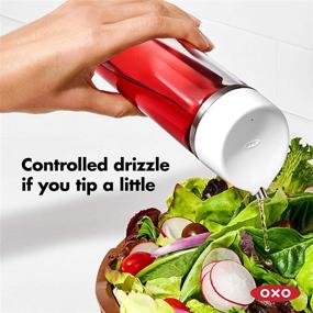 img 2 attached to 🧴 OXO Good Grips Precision Pour Glass Oil Dispenser - 12 oz: Get Mess-Free Cooking and Accurate Measurements