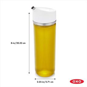 img 3 attached to 🧴 OXO Good Grips Precision Pour Glass Oil Dispenser - 12 oz: Get Mess-Free Cooking and Accurate Measurements