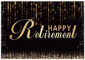 img 4 attached to Allenjoy Retirement Congratulation Photography Background