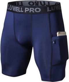 img 3 attached to LUWELL PRO Compression Undershorts 1127 3Black Men's Clothing and Active