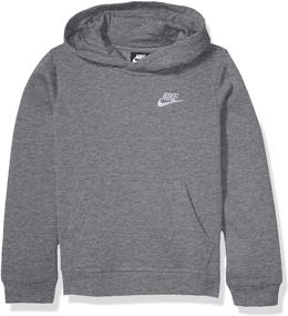 img 3 attached to 👕 Уютная и стильная: толстовка с капюшоном Nike Boys NSW Pull Over Hoodie Club - обязательный атрибут для мальчиков