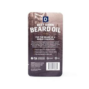 img 1 attached to 🧔 Duke Cannon Supply Co. Best Beard Oil: Redwood Scent, 0.5oz Travel Size for Softening and Conditioning