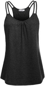 img 4 attached to Workout Racerback Sleeveless Muscle Running Sports & Fitness and Other Sports