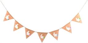 img 4 attached to 🐰 GOER Bunnies Print Easter Banner: Perfect Easter Photo Props and Party Decorations