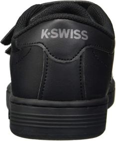 img 2 attached to 👟 K-Swiss Kids' Clean Court 3-Strap Sneaker: Stylish and Functional Footwear for Kids