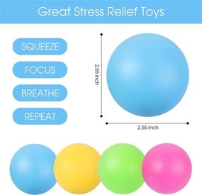 img 1 attached to Unwind with Colorful Squeeze: The Ultimate Anti Anxiety Stretchy Exercise Tool