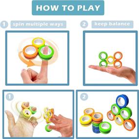 img 3 attached to 🧒 Masefu Anxiety Magnetic Fingertip Children: A Soothing Solution for Kids!