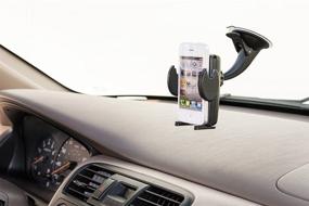 img 1 attached to 📱 Arkon Car Phone Holder Mount for iPhone 12 Pro Max XS XR Galaxy Note 21 20 10 Retail - Black