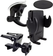 📱 arkon car phone holder mount for iphone 12 pro max xs xr galaxy note 21 20 10 retail - black logo