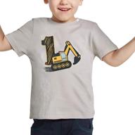 🚜 amztm bulldozer construction birthday party t-shirt - truck birthday shirt for boys logo