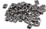 🔩 pack of 50 cnbtr aluminum hammer head drop-in m5 t-nut slots, 10x6x4mm, 20 series european design logo