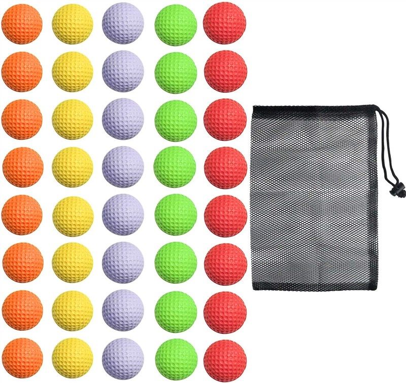 pack foam golf practice balls 로고