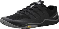 men's black merrell trail glove sneaker: perfect footwear for trail running логотип