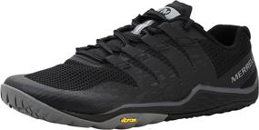 img 4 attached to Men's Black Merrell Trail Glove Sneaker: Perfect Footwear for Trail Running