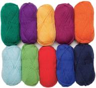 🌈 пряжа wool of the andes worsted weight - 10 радужных мотков, от knit picks логотип
