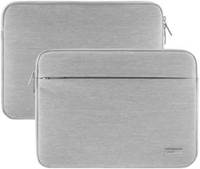 img 3 attached to 📦 Lacdo 11.6 Inch Chromebook Case Laptop Sleeve - Gray: Compatible with Samsung Dell HP Stream, Acer Chromebook R 11, Lenovo C330, ASUS C202, MacBook Air 11.6-inch, Surface Pro X 7 6 5 2-in-1 Notebook Bag