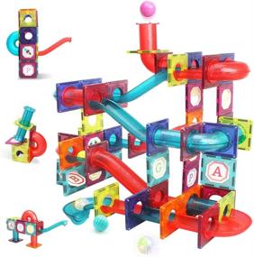 img 4 attached to 🧲 LUKAT Magnetic Building Blocks for Toddlers and Children