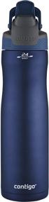 img 3 attached to Contigo Autoseal Chill 24 Oz. Water Bottle: Monaco - Sleek Stainless Steel Vacuum-Insulated Design for Max Cooling