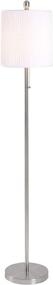 img 1 attached to 💡 Kenroy Home 21016BS Selma Lamp Sets - Stylish Brushed Steel Table and Floor Lamps