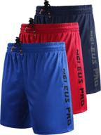 neleus workout running shorts pockets sports & fitness and team sports logo