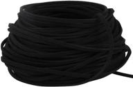 🎀 gofriend 25 yards black suede cord lace faux leather cord for jewelry making, beading, and crafts - 3mm width logo