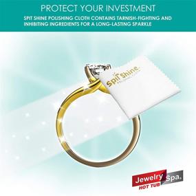 img 1 attached to 💎 Оживите и защитите ваши драгоценные металлы с помощью салфетки для чистки Jewelry Spa Spit Shine - 8 x 8 дюймов