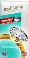 💎 оживите и защитите ваши драгоценные металлы с помощью салфетки для чистки jewelry spa spit shine - 8 x 8 дюймов логотип