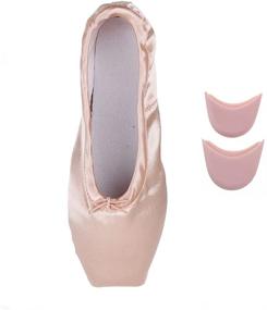 img 2 attached to 🩰 Canvas Professional Pointe Ballet Dance Shoes for Girls