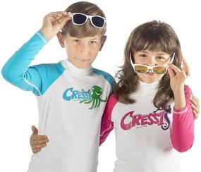 img 1 attached to Cressi Maka & Yogi Kids Sunglasses - Anti-UV Polarized Lenses for Ages 2-15