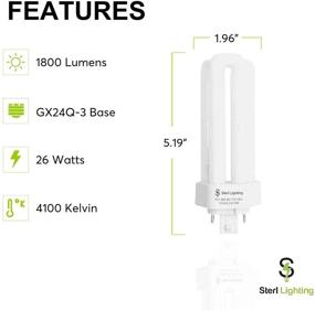 img 3 attached to 💡 Sterl Plug-In Bathroom Fluorescent Lighting