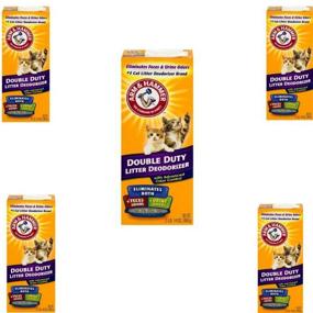 img 1 attached to 🐱 Arm & Hammer Double Duty Litter Deodorizer: Advanced Odor Control - 30oz (5 Pack)