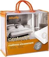 🛏️ joluzzy queen size zippered mattress protector - waterproof, allergen-proof encasement - breathable cotton terry, noiseless & vinyl-free logo