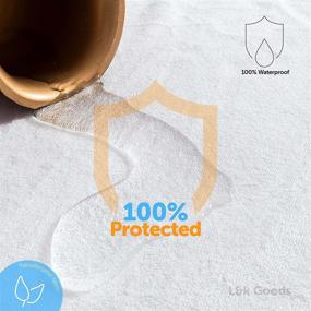 img 1 attached to 🛏️ Joluzzy Queen Size Zippered Mattress Protector - Waterproof, Allergen-Proof Encasement - Breathable Cotton Terry, Noiseless & Vinyl-Free