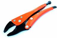 🔧 anglo american tools gr11105: 5" orange epoxy curved jaw locking pliers - grip-on quality logo