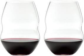 img 1 attached to Riedel Swirl Stemless Red Wine Glass Set - 🍷 Enhance Your Wine Experience with this Set of 6 Glasses