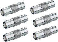 🔌 ultra clarity cables bnc connector - coupler (6 pack) - bnc female to female adapter for cctv surveillance logo