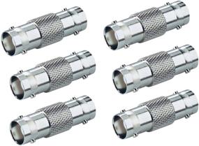 img 1 attached to 🔌 Ultra Clarity Cables BNC Connector - Coupler (6 Pack) - BNC Female to Female Adapter for CCTV Surveillance