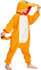 img 1 attached to NEWCOSPLAY Charmander Christmas Sleepwear Jumpsuit