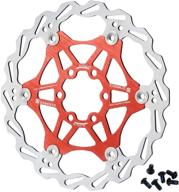 d dymoece bicycle floating disc brake rotor with 6 bolts for mtb mountain road bike logo