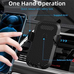 img 1 attached to 📱 Universal Car Phone Mount Holder with Adjustable Clip for Samsung Galaxy A52 A32 A42 5G/S21 S20 Plus Ultra A12 A72 A82 A51 A71 A02S A11 A21 A50 A10 S10 S10E S10+ & Pixel 4A 5 3A XL - Air Vent Cradle