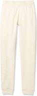👧 girls' cream sweatpants butter for size 5 - pants & capris in girls' clothing logo