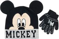 🧤 boys' disney toddler mickey mouse mittens - essential weather accessories logo