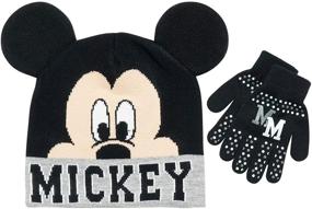 img 4 attached to 🧤 Детские варежки с изображением Микки Мауса от Disney - неотъемлемые аксессуары для погоды