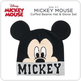 img 3 attached to 🧤 Детские варежки с изображением Микки Мауса от Disney - неотъемлемые аксессуары для погоды