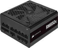 corsair rmx series (2021), rm850x: efficient 850w 💡 gold power supply - fully modular for superior performance логотип