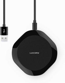 img 4 attached to 🔌 LUXCOMS Wireless Charger - Qi-Certified 15W Max Charging Pad for iPhone 11 Pro Max/XS MAX/XR/XS/8 Plus, Galaxy Note 10 Plus/S10/S10 Plus/S10E - No AC Adapter Included