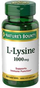 img 2 attached to 🌿 Nature's Bounty 1000mg L-Lysine Tablets - 120 Count (2 Bottles x 60) for Enhanced Optimization