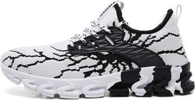 img 3 attached to Suke Men's Walking and Running Shoes/Sneakers - Optimal Footwear for Fitness and Athletics