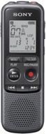 enhanced sony 4gb px series mp3 digital voice ic recorder with advanced built-in stereo microphone logo