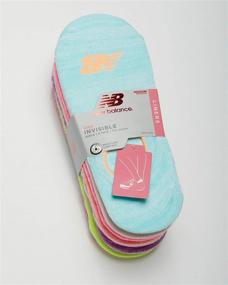 img 3 attached to 🧦 No Show Invisible Liner Socks for Girls by New Balance - 8 Pack